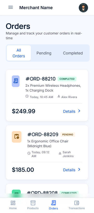 Order List